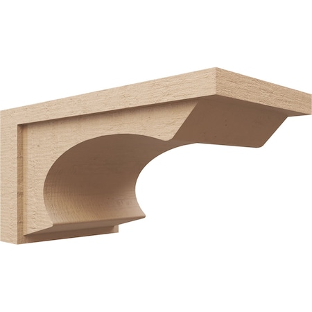 Ekena Millwork 10"W x 20"D x 10"H Wide Emerson Rough Cedar Woodgrain TimberThane Corbel, Primed Tan CORUR10X20X10EMRRCPR